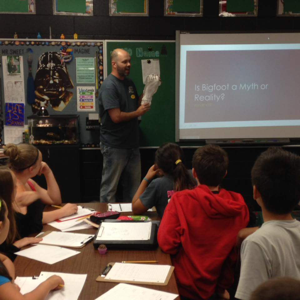 Squatch Watch Gear Partner Gives Presentation to Local Fifth Grade Students
