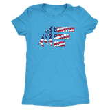 Freedom Squatch Women's Tri-blend Tee